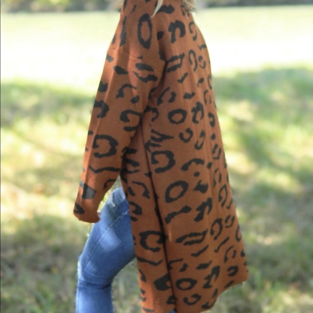 Leopard cardigan